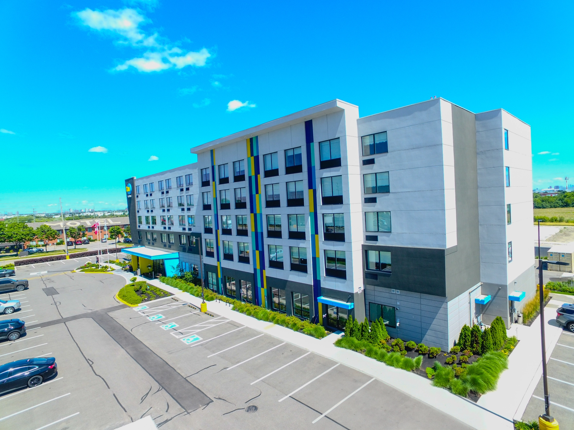 Blueprint review on a desk